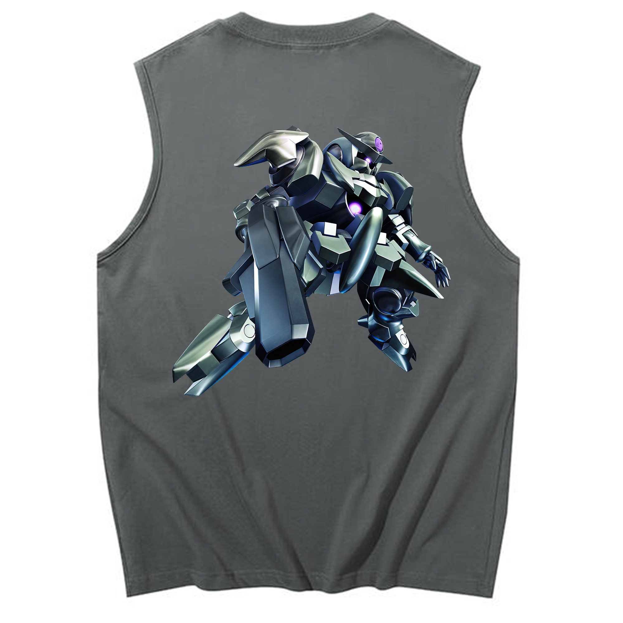 （画像用） 機動戦士ガンダム Mobile Suit Gundam コットン100％タンクトップ（背面プリント）